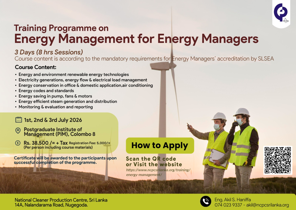 Training Programme Banner